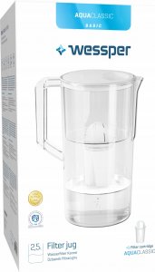 Dzbanek filtrujący Wessper AquaClassic Basic 2.5L szary (WES204-GR) 5