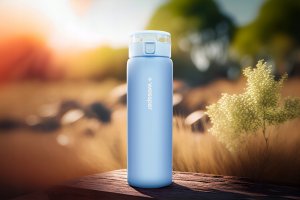 Wessper Szklana butelka ActiveMax 680ml niebieska 6