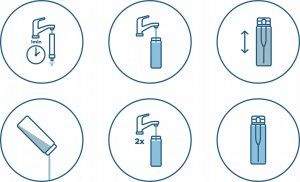 Wessper Szklana butelka ActiveMax 680ml różowa 5