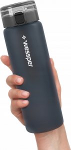 Wessper Butelka szklana na wodę WESSPER ActiveMax 680ml czarna 14