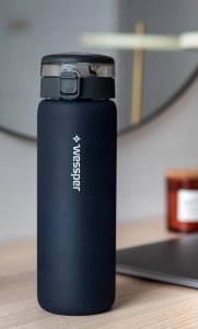Wessper Butelka szklana na wodę WESSPER ActiveMax 680ml czarna 4