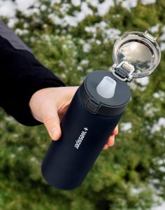 Wessper Butelka szklana na wodę WESSPER ActiveMax 680ml czarna 5