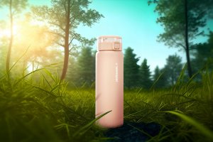 Wessper Butelka szklana ActiveMax 680 ml beżowa 11