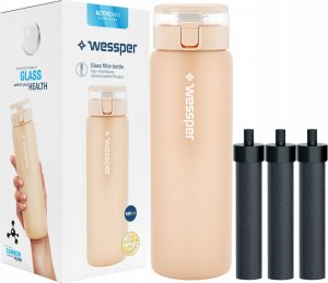 Wessper Butelka szklana ActiveMax 680 ml beżowa 4