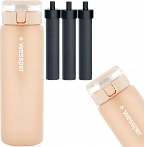 Wessper Butelka szklana ActiveMax 680 ml beżowa 6