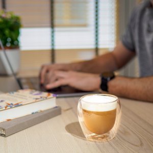 Wessper Szklanka termiczna na kawę z podwójnym dnem WESSPER 250ml 11