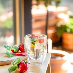 Wessper Szklanka termiczna na kawę z podwójnym dnem WESSPER 250ml 2