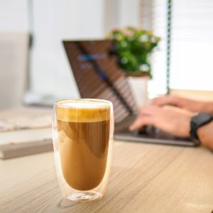 Wessper Szklanka termiczna na kawę z podwójnym dnem WESSPER 450ml 2