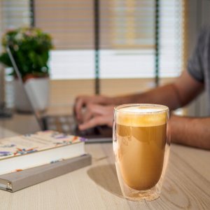 Wessper Szklanka termiczna na kawę z podwójnym dnem WESSPER 450ml 6