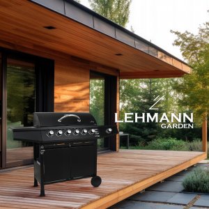 Lehmann Vegas 6+1 Grill ogrodowy gazowy 12.8 kW 32.5 cm x 75 cm 3