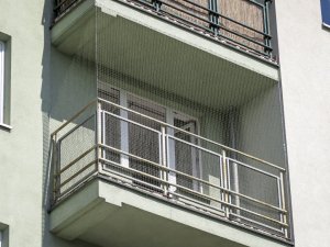 Linarem SiatkiSieci ZESTAW SIATKA NA BALKON DLA KOTA 6x3 BEZ WIERCENIA MARKA BEZPIECZNE KOTY 5