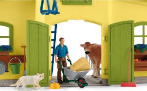 Figurka Schleich Farm World Zestaw Duża farma ze zwierzętami i akcesoriami (42605) 3