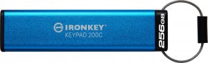 Pendrive Kingston Kingston IronKey Keypad 200 256GB USB-C AES Encrypted 1