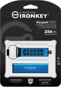 Pendrive Kingston IronKey Keypad 200, 256 GB  (IKKP200C/256GB) 5
