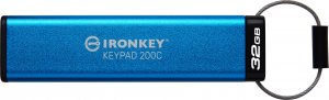 Pendrive Kingston Kingston IronKey Keypad 200 32GB USB-C AES Encrypted 1