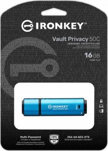 Pendrive Kingston Kingston IronKey Vault Privacy 50C 16GB USB-C 256bit AES Encrypted 4