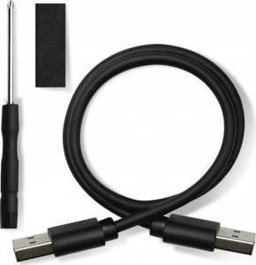 Kieszeń Qoltec Obudowa | kieszeń do dysków HDD SSD 2.5' SATA3 | USB 3.0 | Srebrna 5