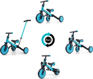 Milly Mally Rowerek Ride On - Bike 4w1 OPTIMUS PLUS Blue 10