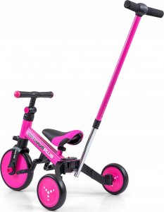 Milly Mally Rowerek Ride On - Bike 4w1 OPTIMUS PLUS Pink 2