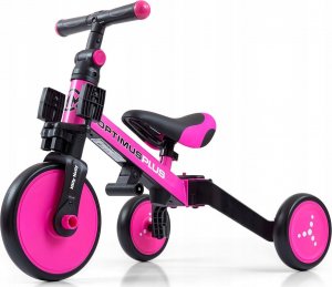 Milly Mally Rowerek Ride On - Bike 4w1 OPTIMUS PLUS Pink 3