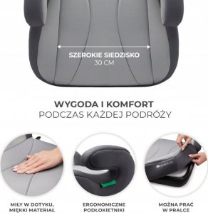 Fotelik samochodowy KinderKraft Fotelik I-BOOST GREY 3