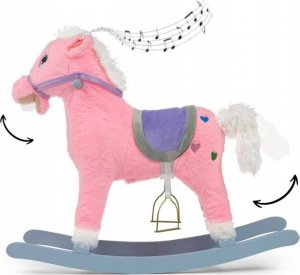 Milly Mally Koń na biegunach Łatek Pink 3