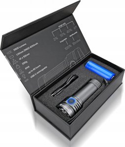 Latarka EverActive Latarka ładowalna ręczna LED everActive FL-3300R Luminator 7