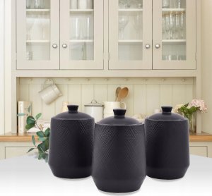 Maestro Zestaw pojemnieków 3 el. MR-20001-03CS black 2