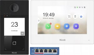 Hikvision Zestaw wideodomofonowy IP Hilook IP-VIS-Pro-W 7
