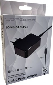 Zasilacz do laptopa LC-Power 45 W,  (LC-NB-GAN-45-C) 5