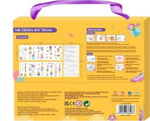 Avenir Naklejki na paznokcie i tatuaże - Księżniczki 3