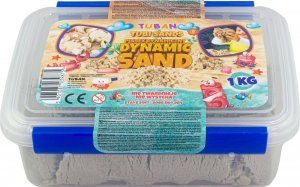 TUBAN Piasek dynamiczny 1kg w pudełku, naturalny 2