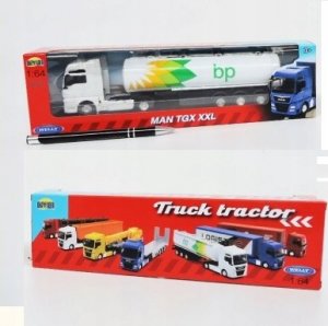 Dromader Pojazd Welly Truck 1/64 Man Tgx Oil Tanker 1