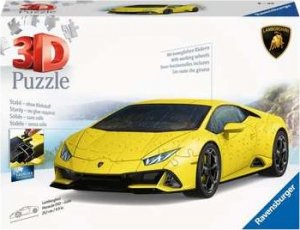 Ravensburger Puzzle 3D Pojazdy Lamborghini Huracan Evo Giallo 1