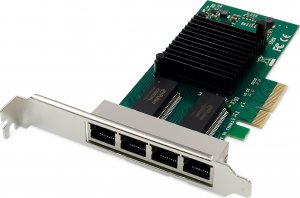 Karta sieciowa Digitus Adap Digitus RJ45 4-port Intel1350 Server NIC 1