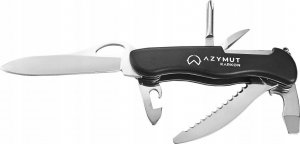 Azymut Scyzoryk AZYMUT Karkon - 9 narzędzi + kabura, 113 mm czarny (HK20018) 11