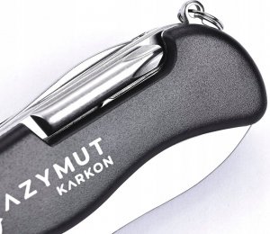 Azymut Scyzoryk AZYMUT Karkon - 9 narzędzi + kabura, 113 mm czarny (HK20018) 5