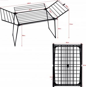Suszarka na pranie Promis PROMIS SUSZARKA NA PRANIE MILANO,ROZKŁADANA, DODAT 6