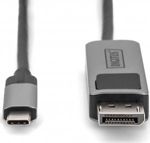 Kabel USB Digitus USB-C - DisplayPort 1 m Czarny (DB-300334-010-S) 3