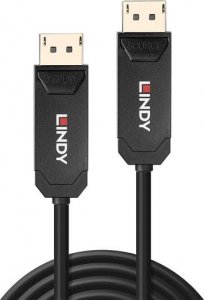 Kabel Lindy Cable Lindy Fibre Optic Hybrid DP 2.0 30m Black 2