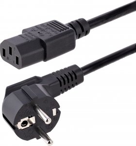 Kabel zasilający StarTech Cable StarTech EU Shuko to C13 1m Black 1