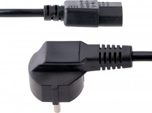 Kabel zasilający StarTech Cable EU Shuko to C13 1m Black 3