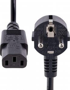 Kabel zasilający StarTech Cable EU Shuko to C13 1m Black 4