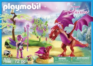 Playmobil Fairies 71586 Smocza mama ze smoczątkiem 1