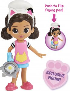 Figurka Spin Master Figurki Koci Domek Gabi Mały Zestaw Gotująca Gabi 4