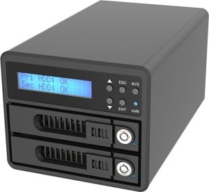 Kieszeń Icy Box HDD Acc RAIDON 2x SATA 3,5"/2,5" zu 1x USB 3.1 1