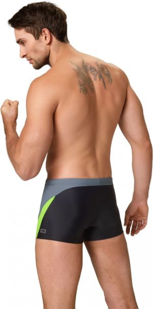 Gwinner Kąpielówki męskie PETER IV czarno-zielone r. XXL (120701011211) 3