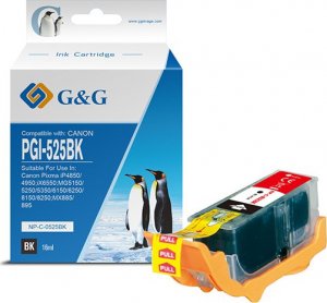 Tusz G&G kompatybilny ink / tusz z PGI525PGBK, NP-C-0525BK, black, 340s 1