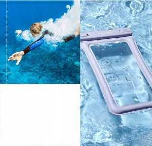 Spigen Spigen Aqua Shield WaterProof Floating Case A610 2 Pack, aqua blue 3