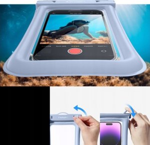 Spigen Spigen Aqua Shield WaterProof Floating Case A610 2 Pack, aqua blue 4
